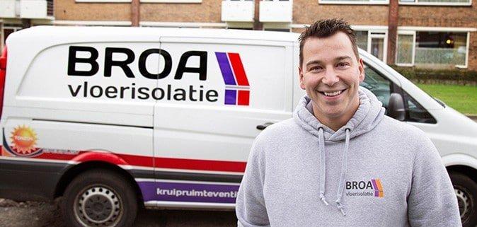 Vloerisolatie specialist Niels van den Broek