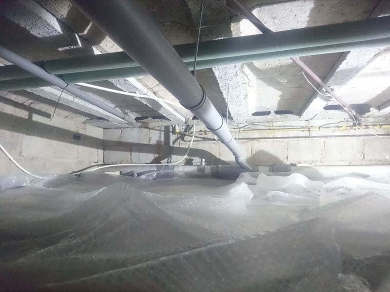 Kruipruimte ventilatie en isolatie Landgraaf