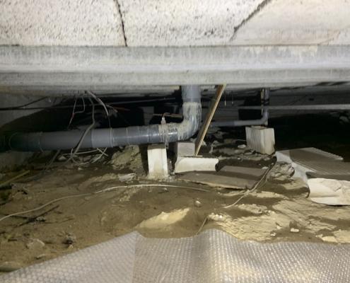 Kruipruimte isoleren in Rosmalen