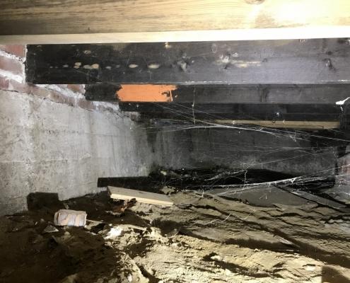 Kruipruimte ventilatie gaat schimmels tegen in Bavel