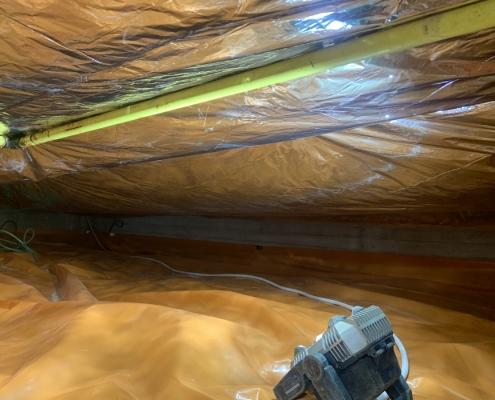 Kruipruimte ventilatie in Zevenbergen