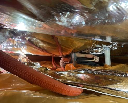 Stank verholpen door kruipruimte ventilatie in Vught