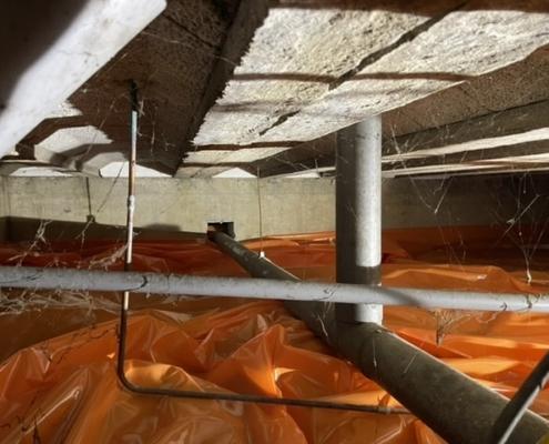 Kruipruimte ventilatie in Vught