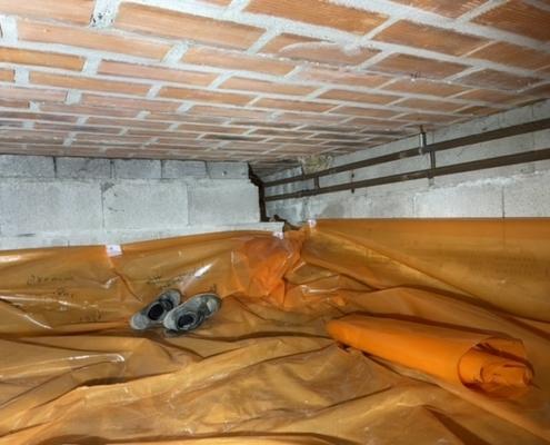 Warme vloer door vloerisolatie in Breugel