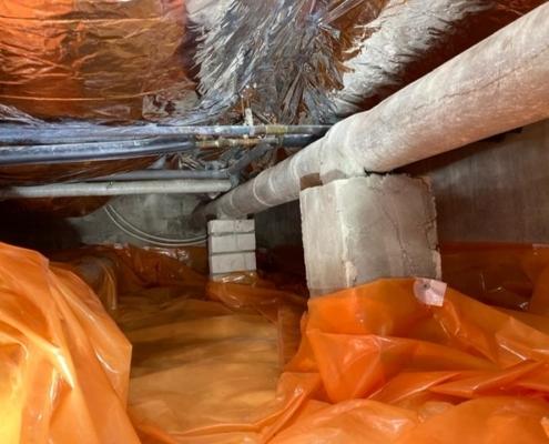 Kruipruimte isoleren in Teteringen