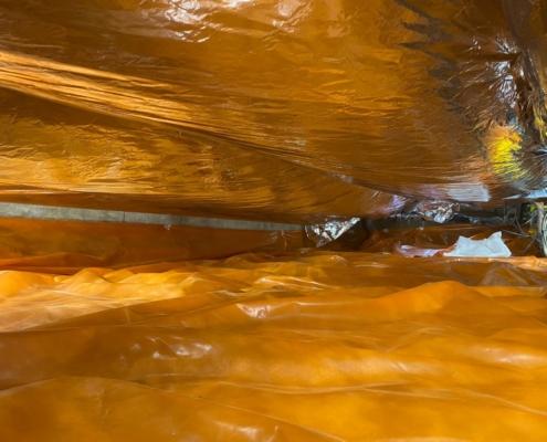 Warme vloer door vloerisolatie in Oud Beijerland