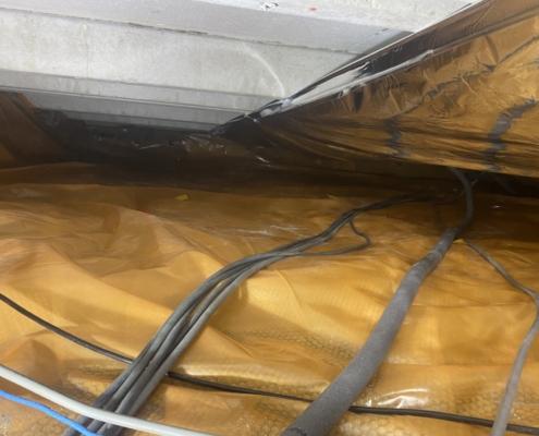 Kruipruimte ventilatie gaat schimmels tegen in Nootdorp