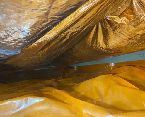 Stank verholpen door kruipruimte ventilatie in Hoogvliet