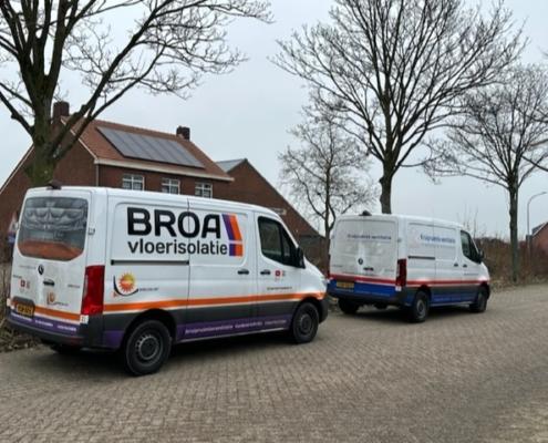 Warme vloer door vloerisolatie in Baarle Hertog (B)