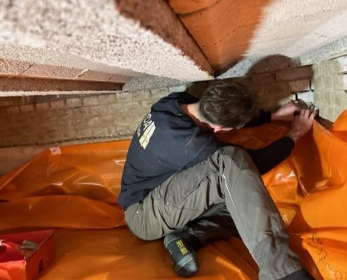 Kruipruimte ventilatie verhelpt vochtproblemen in Alblasserdam