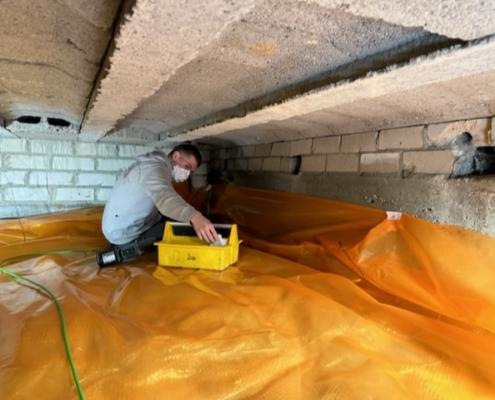 Stank verholpen door kruipruimte ventilatie in Kerkrade