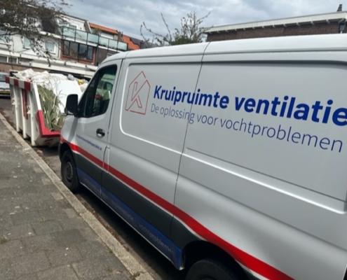 Kruipruimte isolatie in Delft