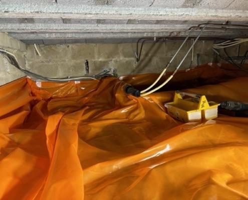 Kruipruimte ventilatie verhelpt vochtproblemen in Limbricht