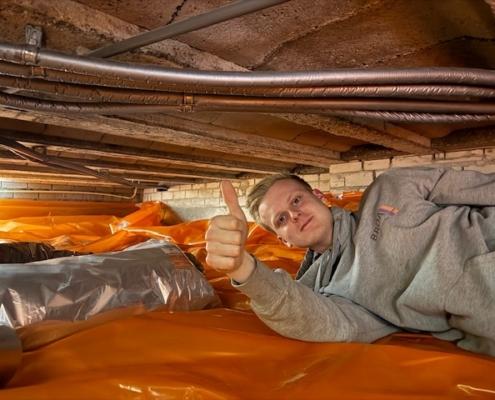 Kruipruimte ventilatie verhelpt vochtproblemen in Dongen