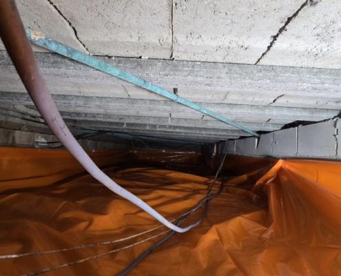 Kruipruimte ventilatie gaat schimmels tegen in Dommelen