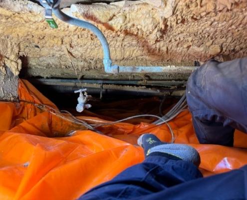 Stank verholpen door kruipruimte ventilatie in Rotterdam