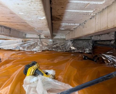 Stank verholpen door kruipruimte ventilatie in Oud-Beijerland