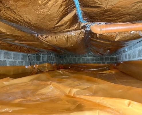 Kruipruimte ventilatie in Lichtaart / Kasterlee