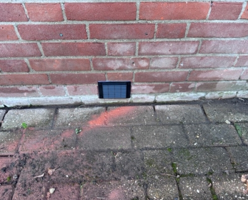 Milieuvriendelijk huis door vloerisolatie in Roosendaal