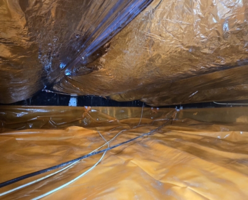 Kruipruimte ventilatie gaat schimmels tegen in Oosterhout