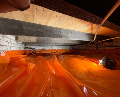 Kruipruimte ventilatie in Westervoort