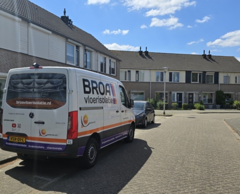 Milieuvriendelijk huis door vloerisolatie in Helmond