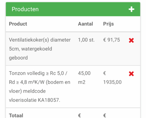 TONZON vloerisolatie in Weert