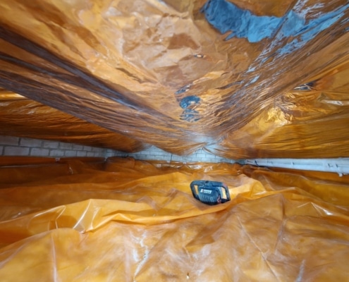 Kruipruimte isoleren in Malden