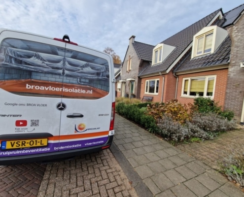 Lage energiekosten door vloerisolatie in Keijenborg