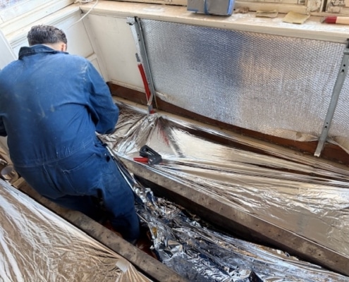 Kruipruimte isolatie in 's Hertogenbosch