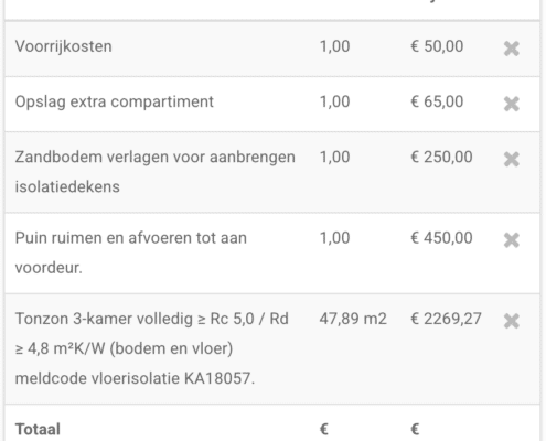 Kruipruimte isolatie in 's Hertogenbosch