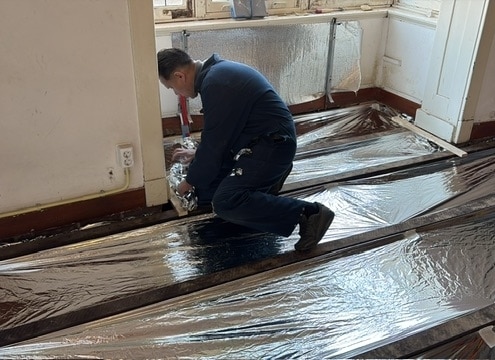 Kruipruimte isoleren in 's Hertogenbosch