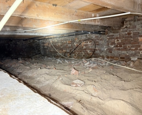 Milieuvriendelijk huis door vloerisolatie in 's-Gravenhage