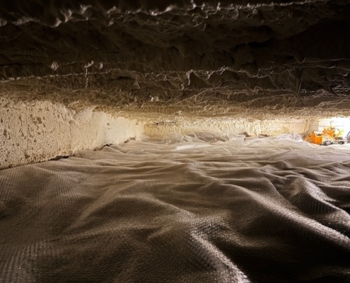 Milieuvriendelijk huis door vloerisolatie in Werkendam