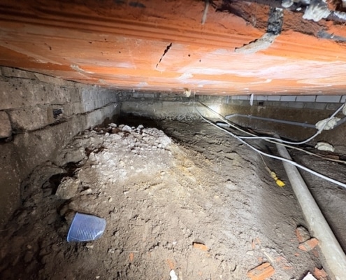 Kruipruimte isoleren in Oudorp